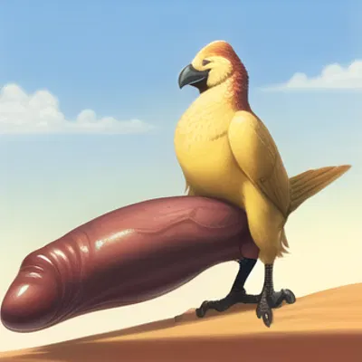big penis, desert, feral, genitals
