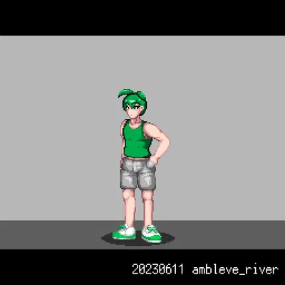 created by ambleve river