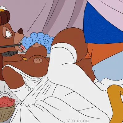 don karnage, rebecca cunningham (disney, talespin) created by vylfgor