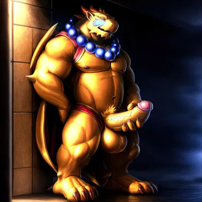 garr (breath of fire) (breath of fire, capcom) created by pup tobey