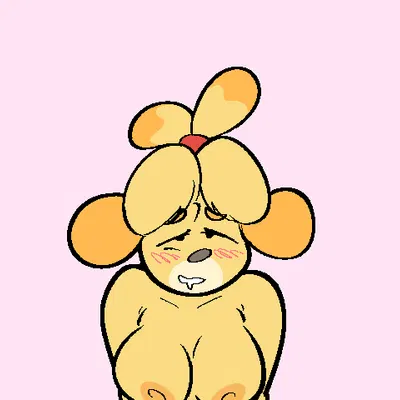 isabelle (animal crossing) (animal crossing, nintendo) created by mikifluffs