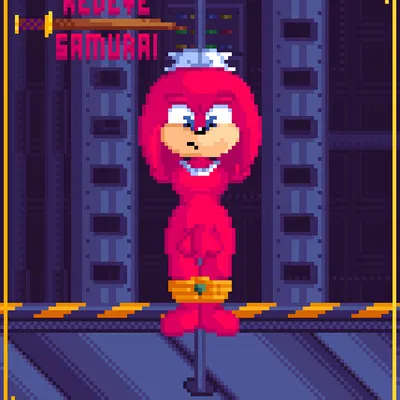 knuckles the echidna (sega, sonic the hedgehog (series)) created by redeye samurai