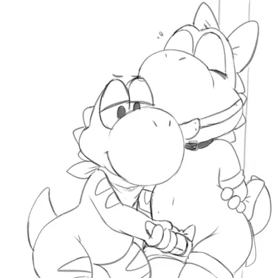 lenni (boundedyoshi), nathan (yoshi) (mario bros, nintendo) created by lkiws