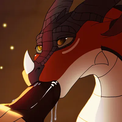 pyrope (genericdef) (mythology, wings of fire) created by wrappedvi