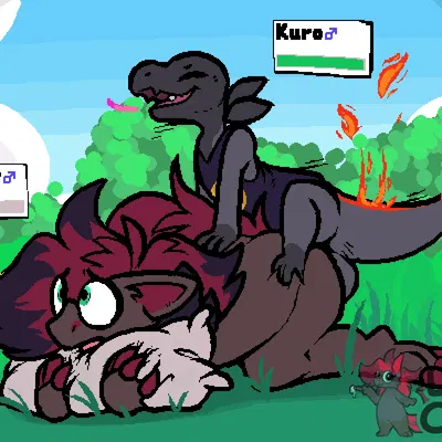 checker, fan character, kuro (kiiro) (nintendo, pokemon) created by lechecker