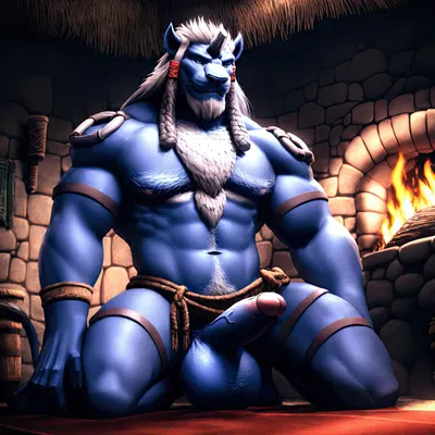 kimahri (final fantasy, final fantasy x) created by pup tobey