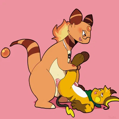 litho (stormysparkler), zarro (zarro the raichu) (nintendo, pokemon) created by jonky