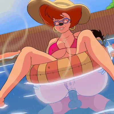 max goof, peg pete, sylvia marpole (disney, goof troop) created by strandvaskaren