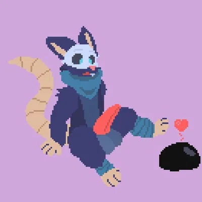 puro (changed), skullrat (bedethingy) (changed (video game)) created by squeaky shoes