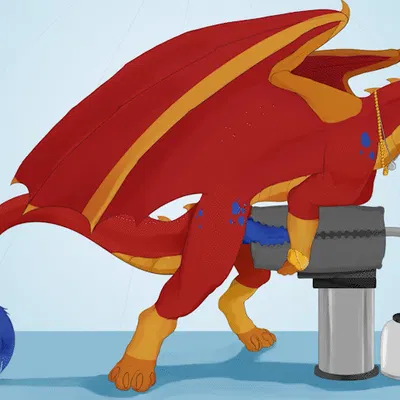 blaze dragon (mythology) created by mikeantilike (artist), pandoraingrid (artist)