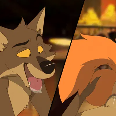 diane foxington, mr. wolf (the bad guys) (dreamworks, the bad guys) created by bikomation