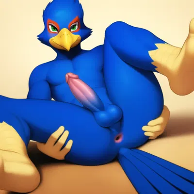 falco lombardi (nintendo, star fox) created by sergalbutt