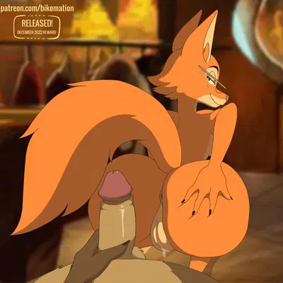 diane foxington, mr. wolf (the bad guys) (dreamworks, the bad guys) created by bikomation