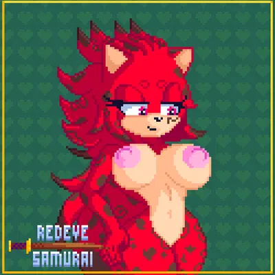 fan character (sega, sonic the hedgehog (series)) created by redeye samurai