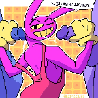 jax (tadc) (glitch productions, the amazing digital circus) created by fizzyjay