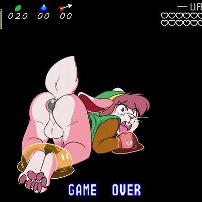 link (rabbit form) (a link to the past, nintendo) created by infinitedelusion