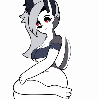 loona (helluva boss) (hellaverse, helluva boss) created by spoogiehowl