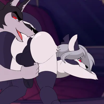 loona (helluva boss), vortex (helluva boss) (hellaverse, helluva boss) created by bikomation