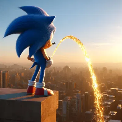 sonic the hedgehog (sonic the hedgehog (series)) created by lerrmot