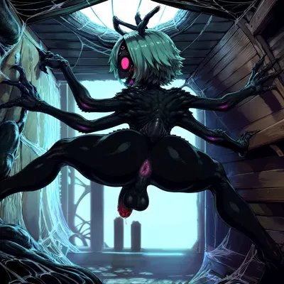 4 arms, anthro, anus, backsack