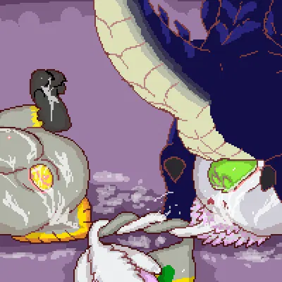 byrnhildr, kaali, kuno (kunoavali) (capcom, monster hunter) created by vib, vibur