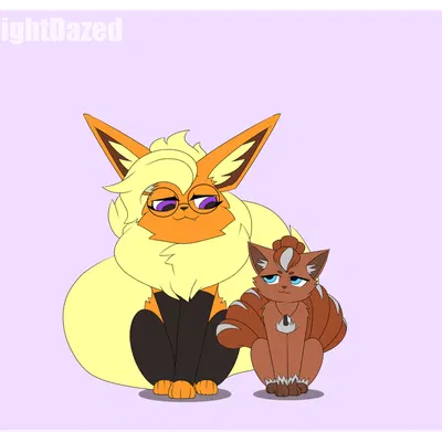 cinna (linkscape), flur (firevulpes) (nintendo, pokemon) created by nightdazed