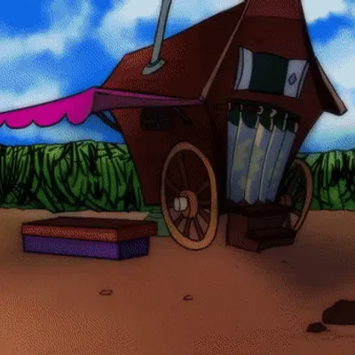 courage the cowardly dog (character), shirley the medium (cartoon network, courage the cowardly dog) created by lemonadepikachu