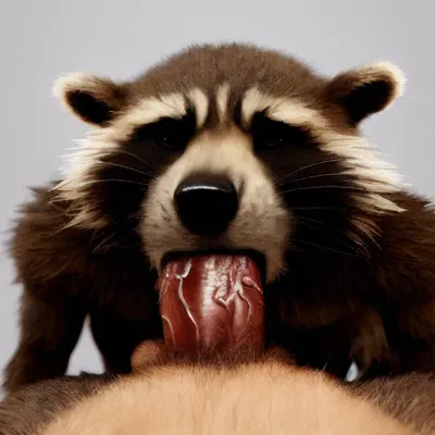 rocket raccoon created by sombreru