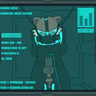 rocket raccoon (guardians of the galaxy, marvel) created by smallsavant