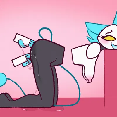 tasque manager (deltarune, undertale (series)) created by kaboozey