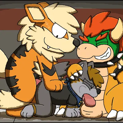 artemis (artemiswolfy), bowser (mario bros, nintendo) created by zandermanith