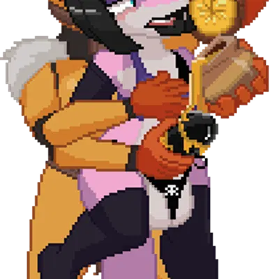 assassin bug (doggie bones), whispy (happy heart panic) created by doggie bones