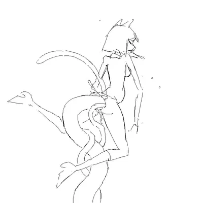 catalina gato (monsters wild) created by robotjoe, smekbo