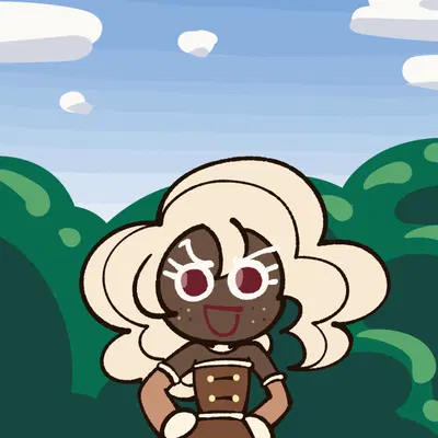 fan character, triple cocoa cookie (cookie run, devsisters) created by sachasketchy