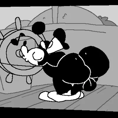 mickey mouse (disney, entering public domain) created by superiorfox