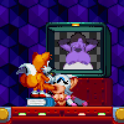 miles prower, rouge the bat, zoe monroe (beat banger, bunfan games) created by closetofdoom