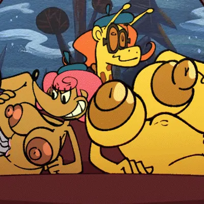 nina neckerly, patsy smiles (camp lazlo, cartoon network) created by sachasketchy