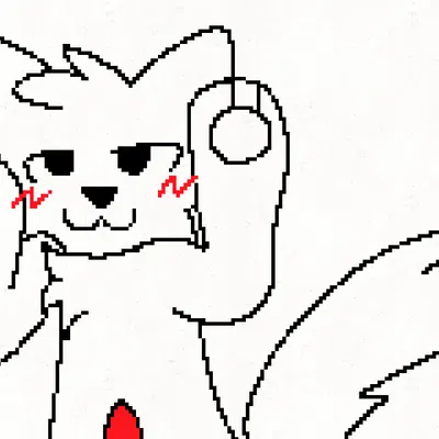 silly cat (mauzymice) (boy kisser (meme), new year 2024) created by jackrabbit (artist)