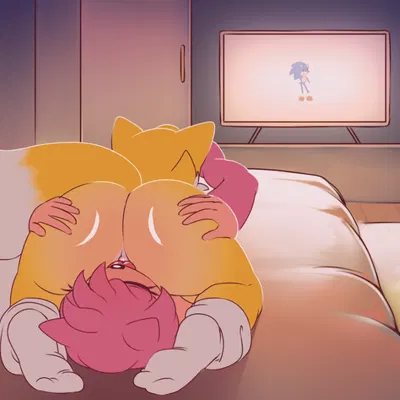 amy rose, miles prower, sonic the hedgehog (sega, sonic the hedgehog (series)) created by krazyelf