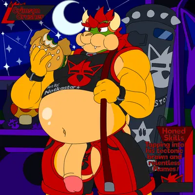 bowser, zatch (notkastar) (mario bros, nintendo) created by notkastar
