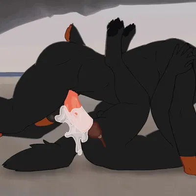 darkwolf (darkwolfdemon), klaus doberman (character) created by lo-carbquine