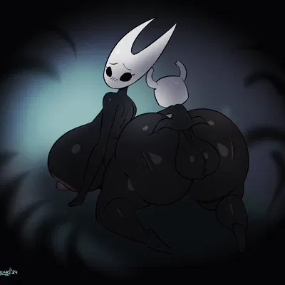 hornet (hollow knight), the knight (hollow knight) (hollow knight (franchise), team cherry) created by joaoppereiraus