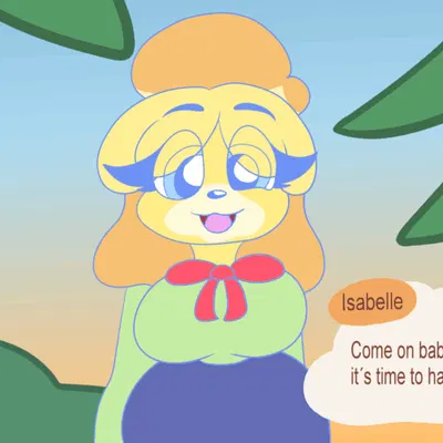 isabelle (animal crossing) (animal crossing, nintendo) created by startlin