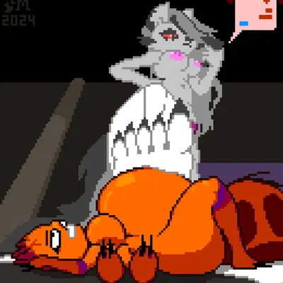 loona (helluva boss), ms. tarantula (the bad guys) (dreamworks, hellaverse) created by toilet man