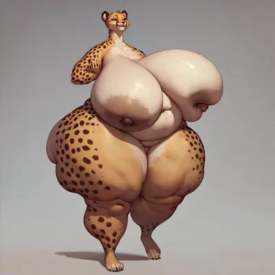 anthro, big breasts, big butt, breasts