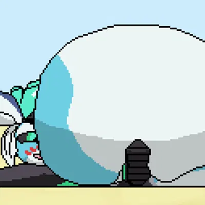 blu (bludoe), munch (tribal hunter) (tribal hunter) created by anzeray