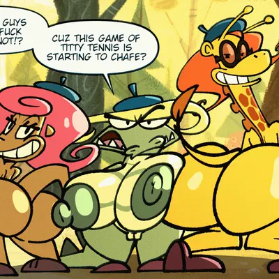 gretchen (camp lazlo), nina neckerly, patsy smiles (camp lazlo, cartoon network) created by sachasketchy