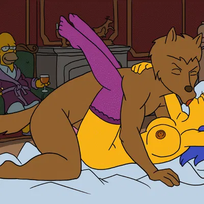 homer simpson, marge simpson (20th century fox, 20th century studios) created by vylfgor