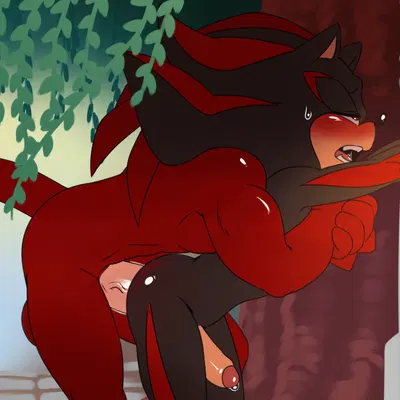 knuckles the echidna, shadow the hedgehog (sega, sonic the hedgehog (series)) created by krazyelf