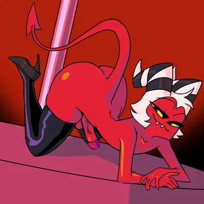 moxxie (helluva boss) (hellaverse, helluva boss) created by ally cream